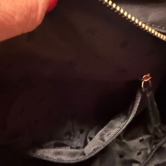 Kate Spade Black Dawn Backpack Nylon Zip Closure Front Pocket Waterbottle Slip main image 14